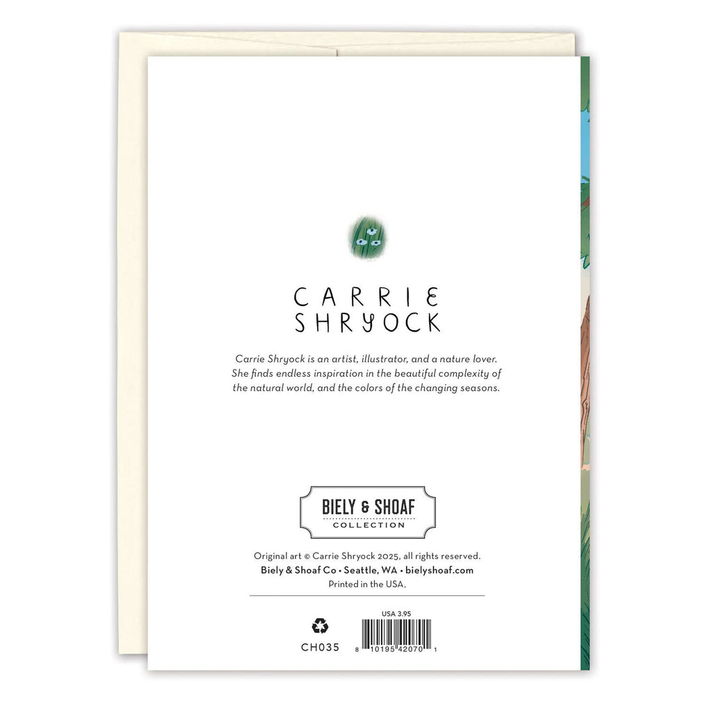 Reading Hammock Birthday Card