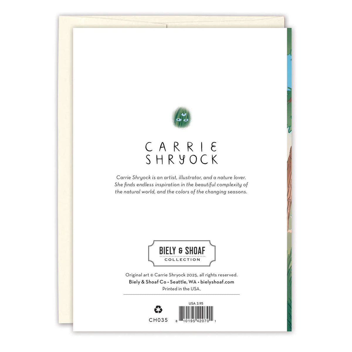 Reading Hammock Birthday Card