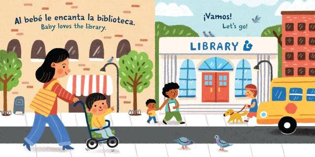 Indestructibles Al Bebé le Encanta la Biblioteca
