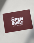 The Open Shelf Books Gift Card
